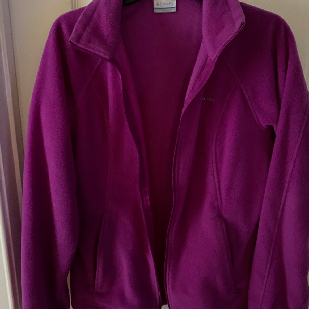 Columbia fleece jacket, size Medium